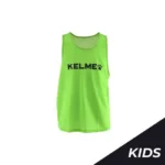 Pack 6 Peto Peto de Fútbol Entrenamiento Infantil Lince Amarillo Fluor Kelme